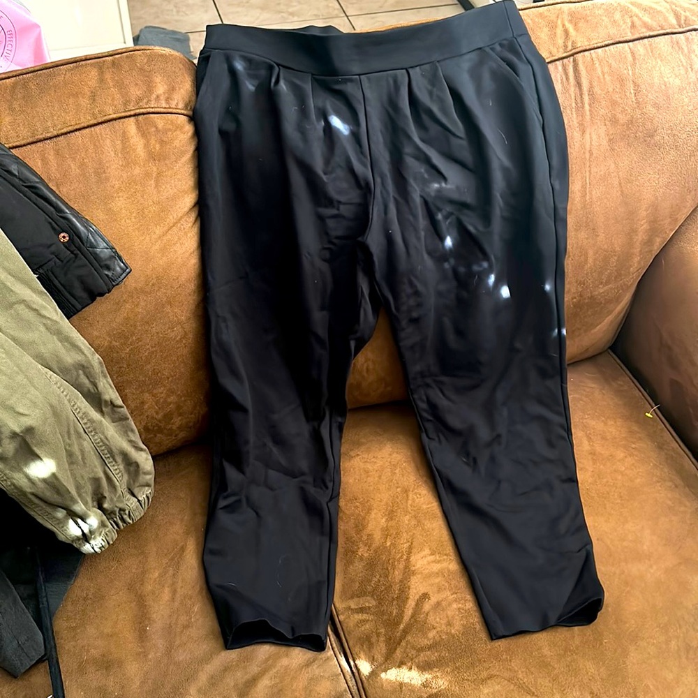 Black trouser leggings
